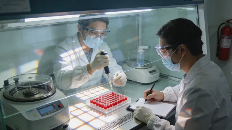 基因检测报告与免疫组化报告对比示意图