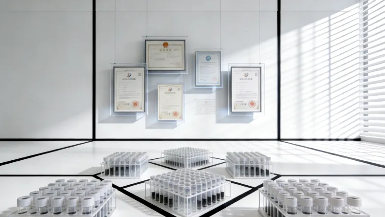 患者使用电子体重秤监测体重,旁边放着记录本和笔。