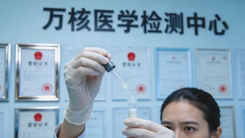 基因检测报告结果示意图