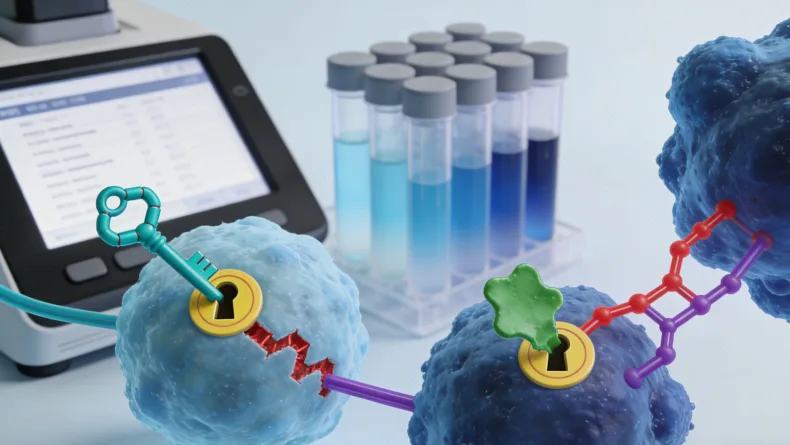 EGFR信号通路与RAS基因作用示意图