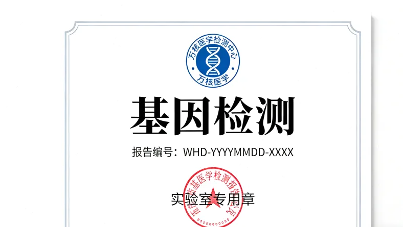 医生与患者共同观看基因检测报告的场景图