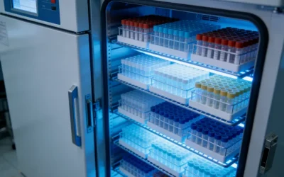 医生与患者共同查看基因检测报告