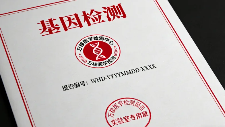 一张对比图：左边是dMMR检测（肿瘤组织），右边是林奇综合征检测