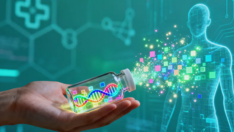 肠镜下密集分布的肠道息肉