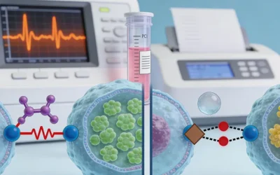 基因检测报告与药片并列摆放的示意图