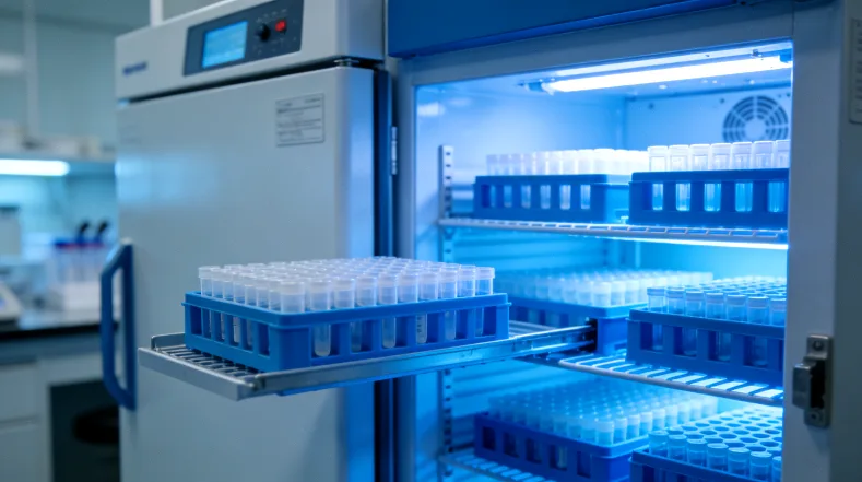 形象比喻:DNA双螺旋蓝图与药丸分开展示