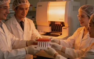 患者手持基因检测报告，面露困惑