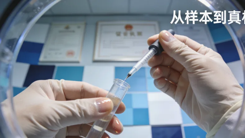 一位患者拿着基因检测报告和医生沟通