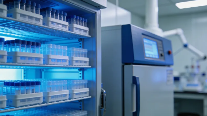 实验室技术人员进行激光显微切割操作示意