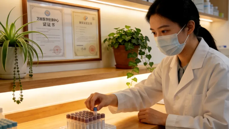 新旧两份基因检测报告对比示意图