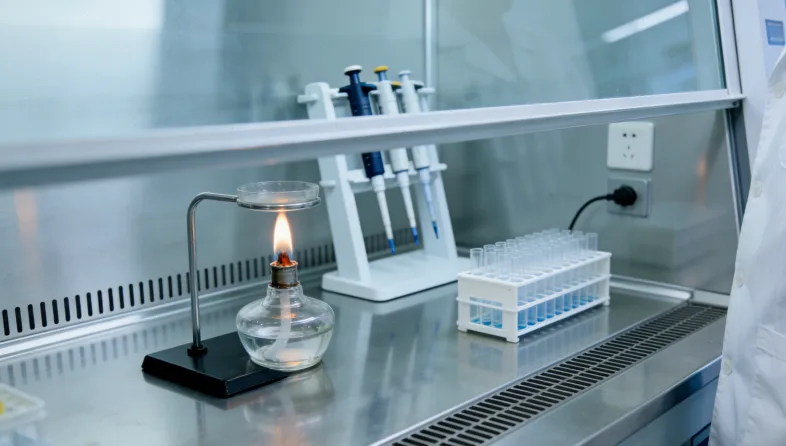 一位患者正在查看基因检测报告和药盒