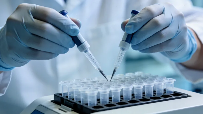 医生与患者沟通基因检测方案的场景