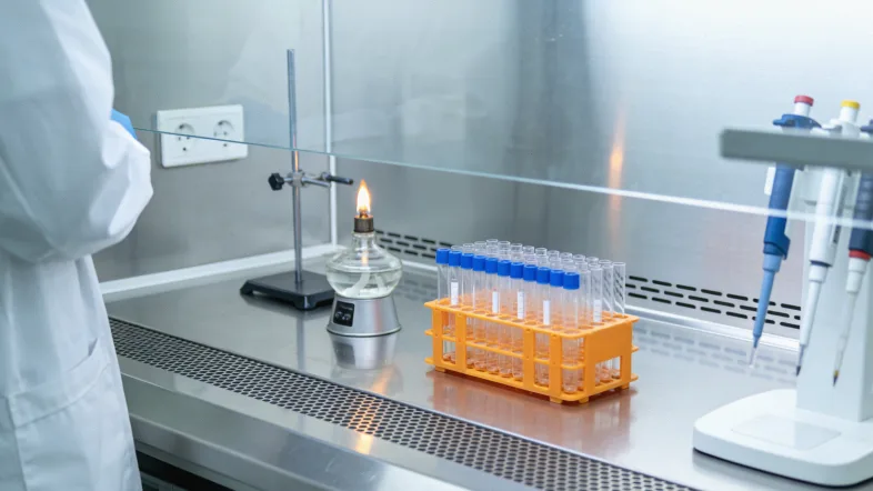 医生与肺癌患者沟通基因检测报告