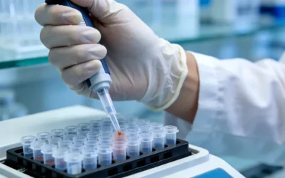 肺部健康结构与间质性肺炎对比示意图