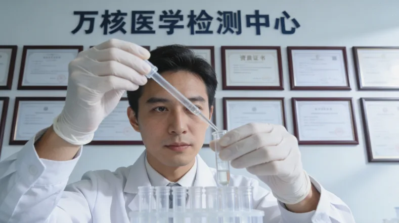 医生与患者共同查看基因检测报告的场景