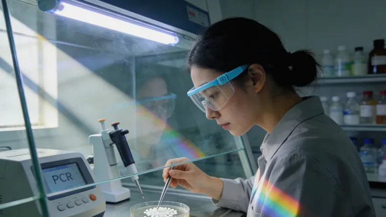 病理切片显示腺癌与鳞癌混合特征