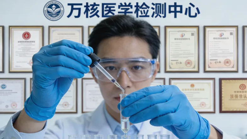 老人正在服用靶向药物