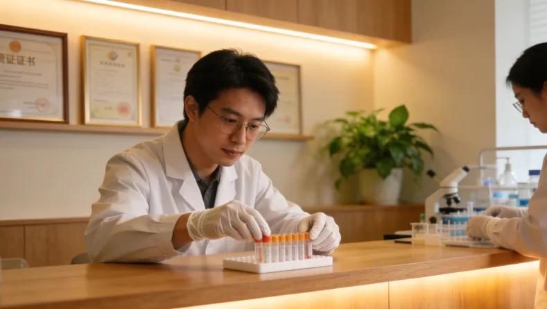 医生与高龄患者及家属沟通病情