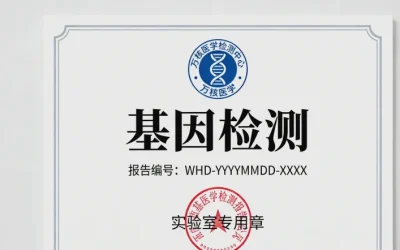 医生与患者家属沟通基因检测报告