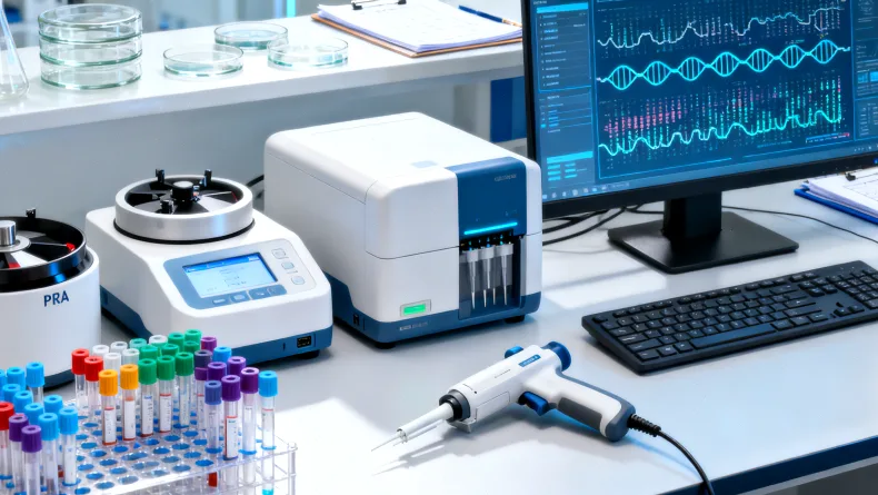 CT引导下肺穿刺活检的模拟示意图