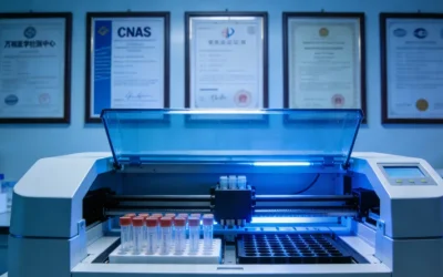 患者与医生共同查看基因检测报告