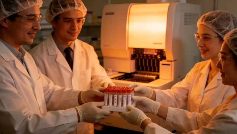 医生对比患者化验单与药物说明书的场景