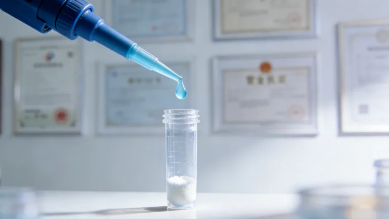 医生正在为儿童进行皮肤点刺试验