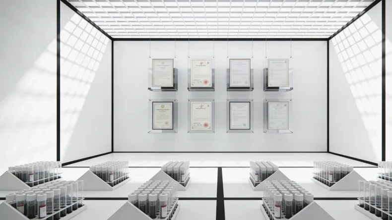 医院抽血检测过敏原的场景