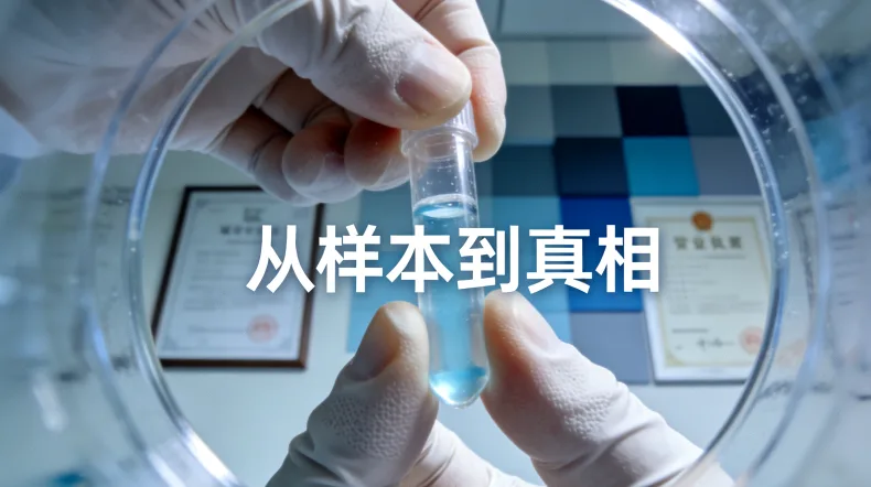 基因检测套件与儿童玩具放在一起对比