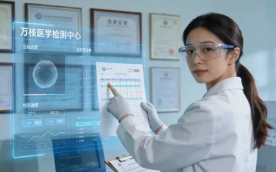 一个人拿着基因检测报告，露出惊喜又困惑的表情