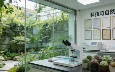 家长正在使用唾液采集管为孩子采集样本