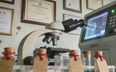 一张显示“坚果高风险”基因检测报告结果的手机或电脑屏幕特写