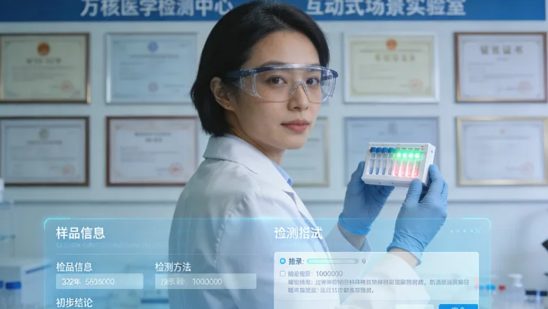 不同价位基因检测项目对比示意图