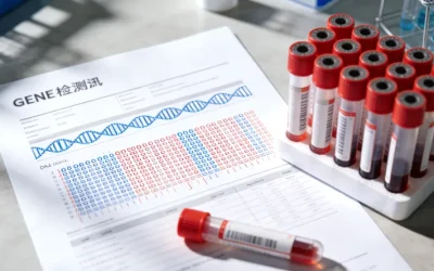 基因检测报告结果示意图