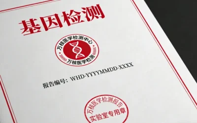 一张基因检测报告局部特写，用荧光笔圈出“CYP2C19”等缩写