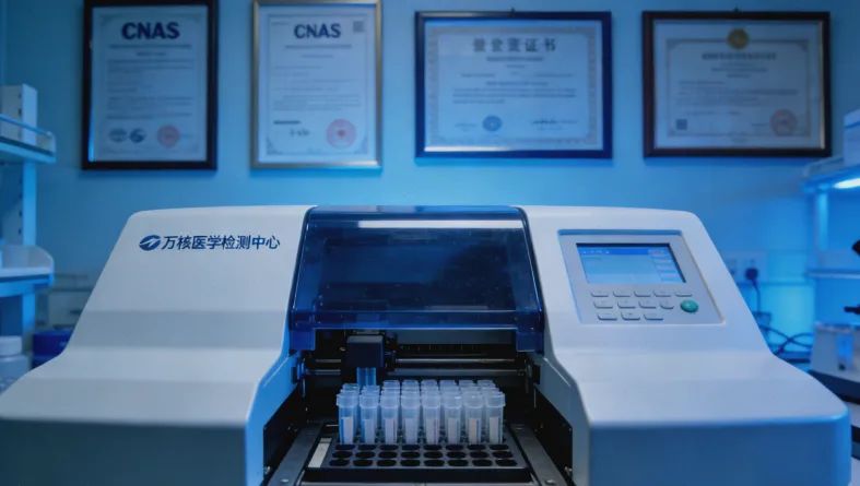 体检中心基因检测套餐与医院检测申请单对比图