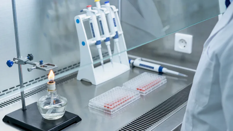 医生与患者共同看电脑讨论报告的场景