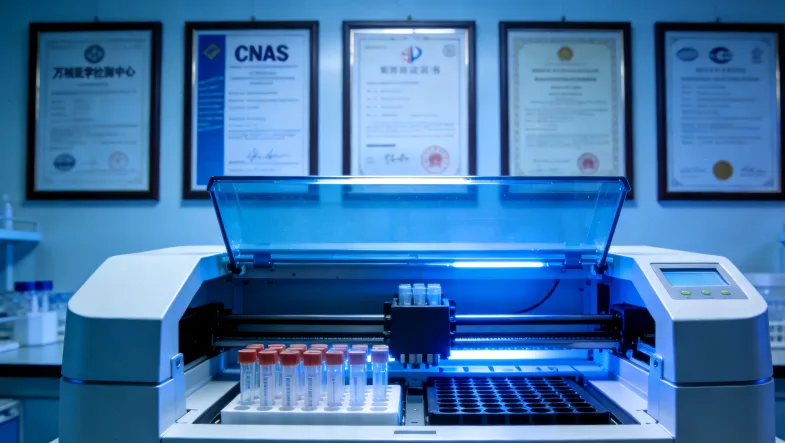 医生向糖尿病患者解释基因检测报告