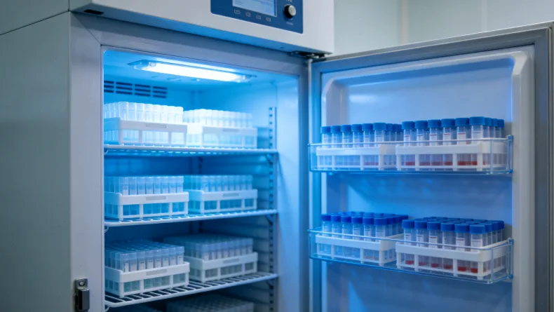 一位女性对着基因检测报告疑惑不解