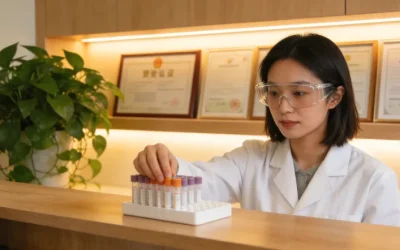 一位中年男性在诊室与医生交谈，表情困惑