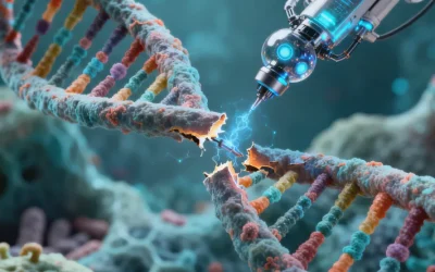 基因检测报告示意图，突出突变靶点