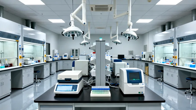 一位中老年女性正在咨询医生,表情困惑