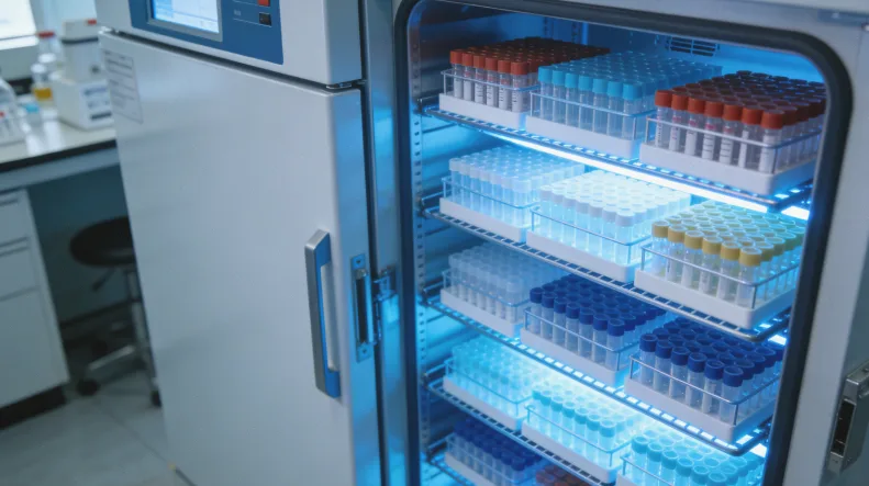 医生与患者讨论他汀基因检测报告