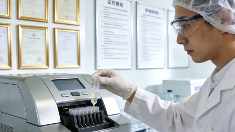 一幅卡通示意图，对比基因蓝图与人体实际代谢的复杂环境