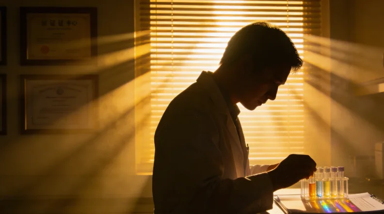 一张显示“正常代谢型”基因检测报告单的特写图片