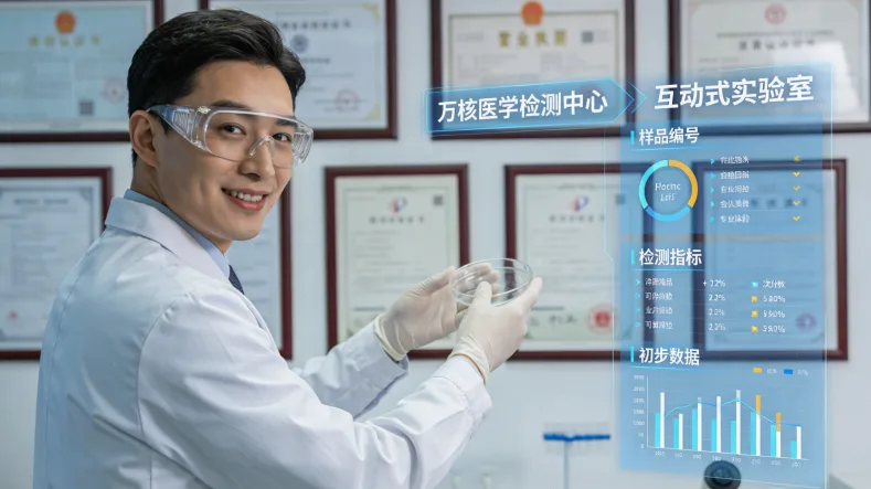 医生与患者面对面沟通的温馨场景