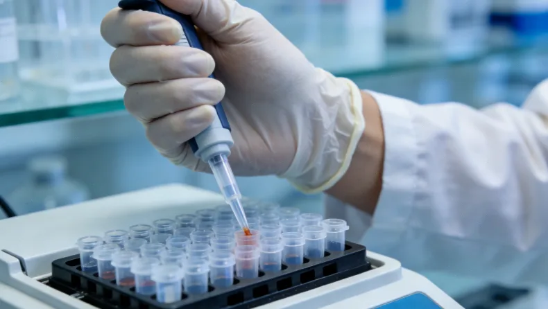 DNA双螺旋与胆固醇分子结构对比图