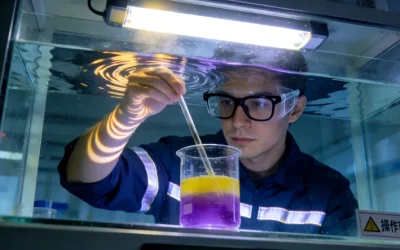 一位患者拿着基因检测报告与医生交谈