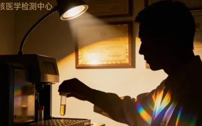 一位准妈妈正在查看孕检报告单，表情关切