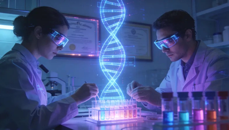 叶酸在体内代谢转化路径简图